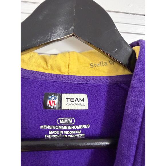 Minnesota Vikings Purple NFL Football Hoodie Sweatshirt Size M - Picture 3 of 4